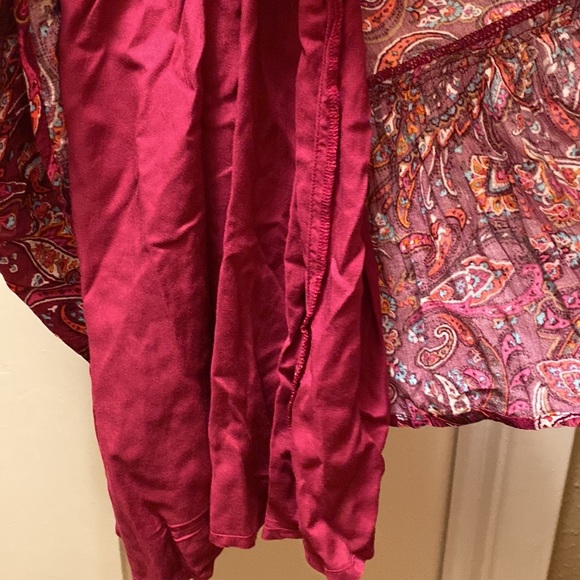 Hollister Burgundy print sundress - CUTE!! - Picture 7 of 7